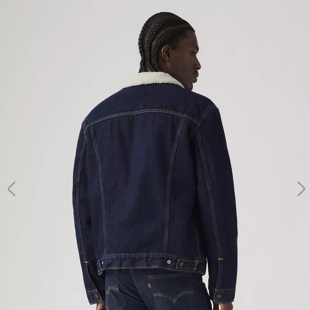 LEVI’S TYPE III SHERPA TRUCKER JACKET NWOT - Picture 3 of 7